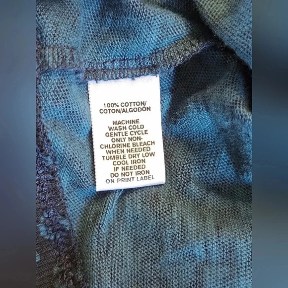 LOFT leopard print casual pullover top in dark blue size XS NWT - Picture 4 of 5